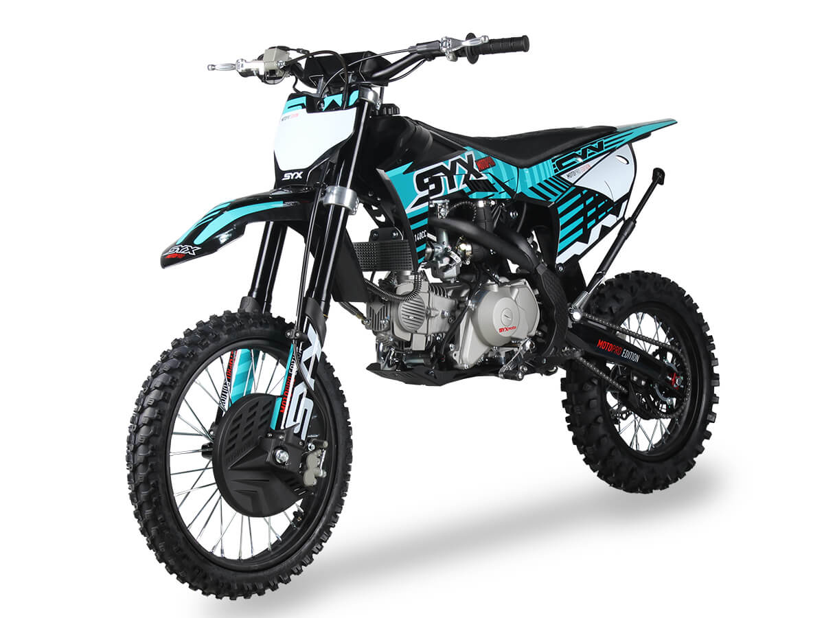SYX Moto Pro 140cc 4-Stroke Gas Dirt Bike 4-Speed Manual Electric Start (17/14), Ages 16 and up - Image 9