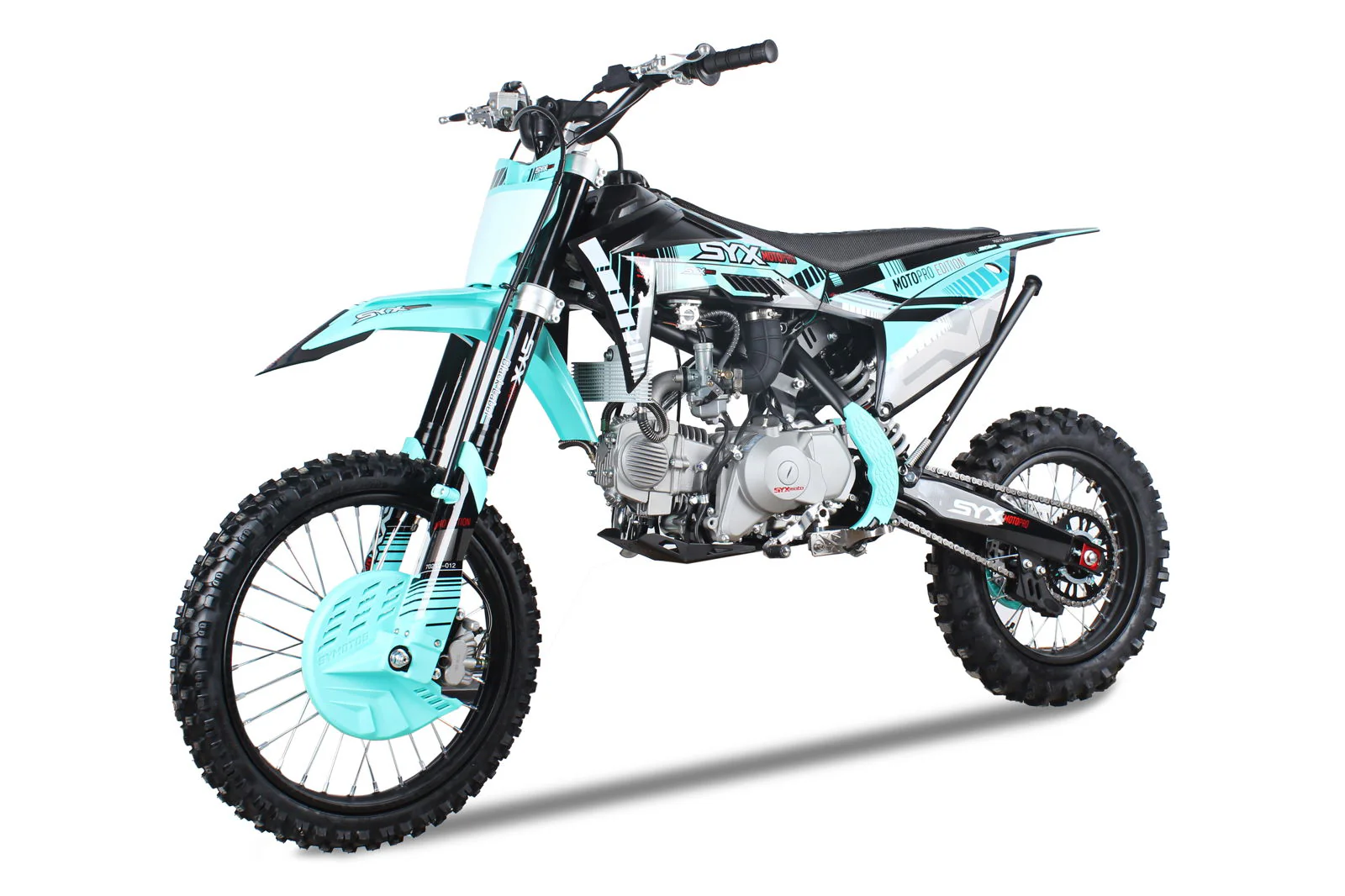 SYX Moto Pro 190cc 4-Stroke Gas Dirt Bike 5-Speed Manual Electric Start (17/14), Ages 16 and up - Image 2