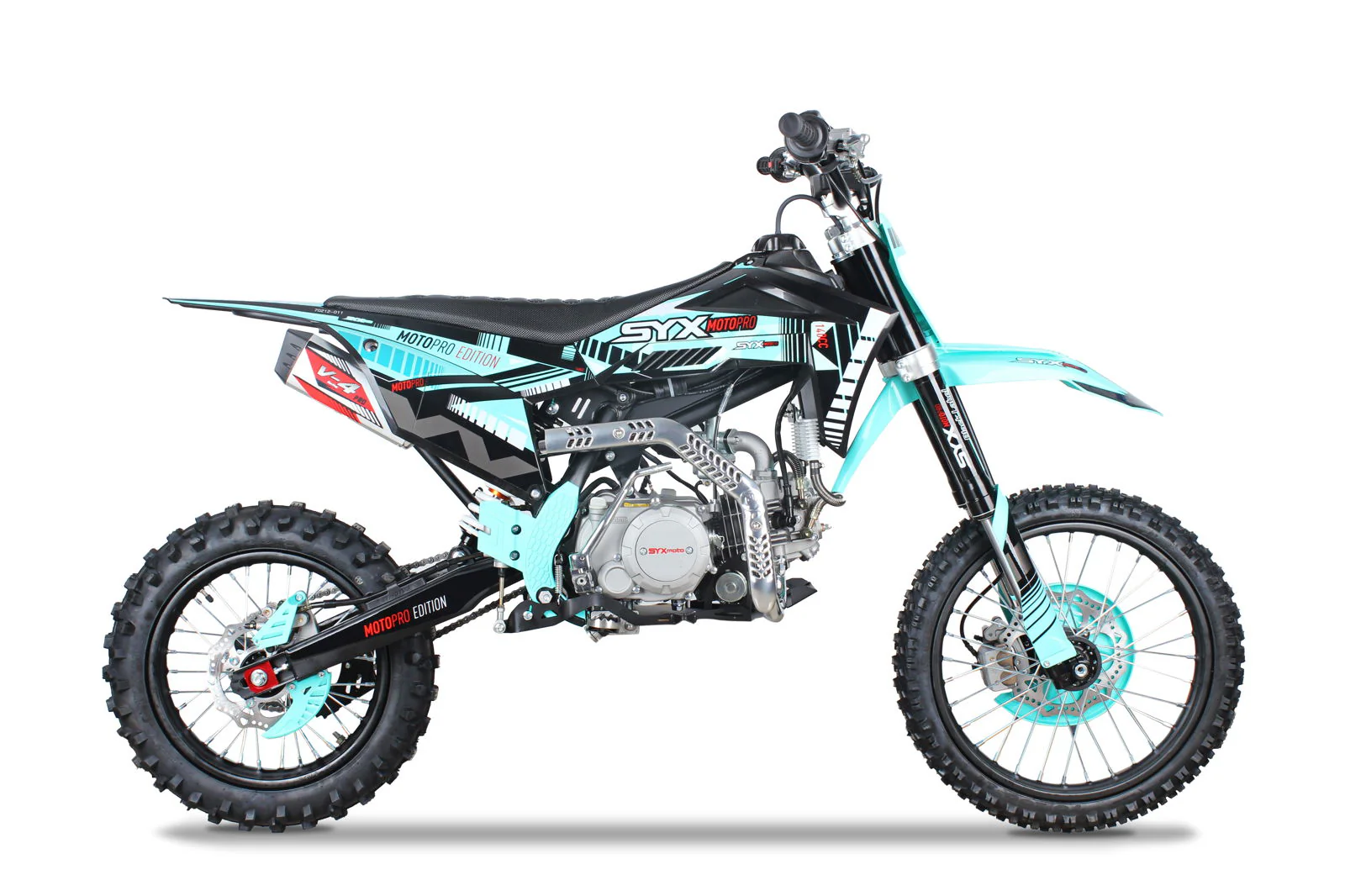 SYX Moto Pro 190cc 4-Stroke Gas Dirt Bike 5-Speed Manual Electric Start (17/14), Ages 16 and up - Image 5