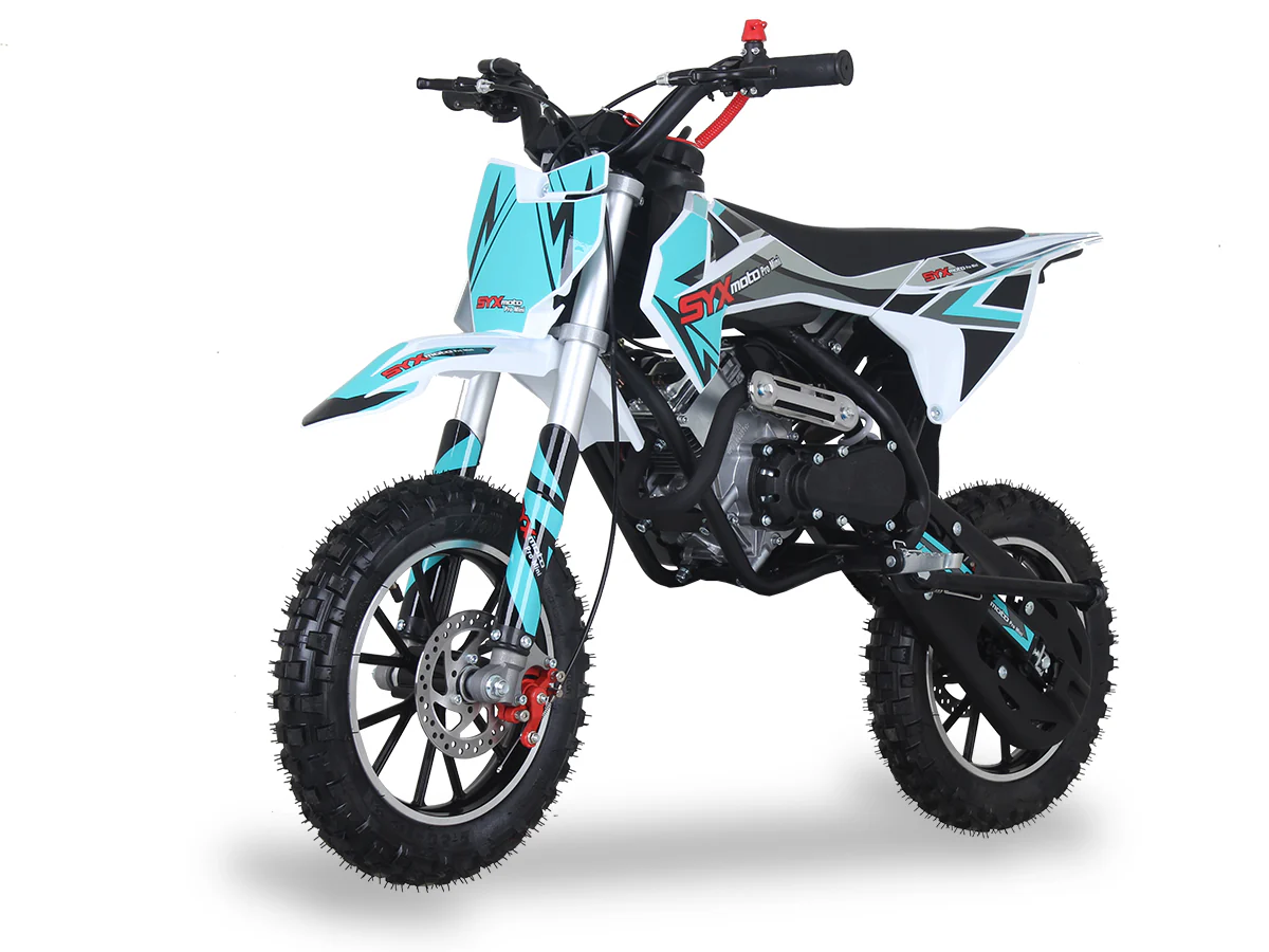 SYX Moto Pro Mini 50cc Kids Dirt Bike, 4-Stroke Pull Start, Automatic Shifting, Ages 6 and up - Image 4
