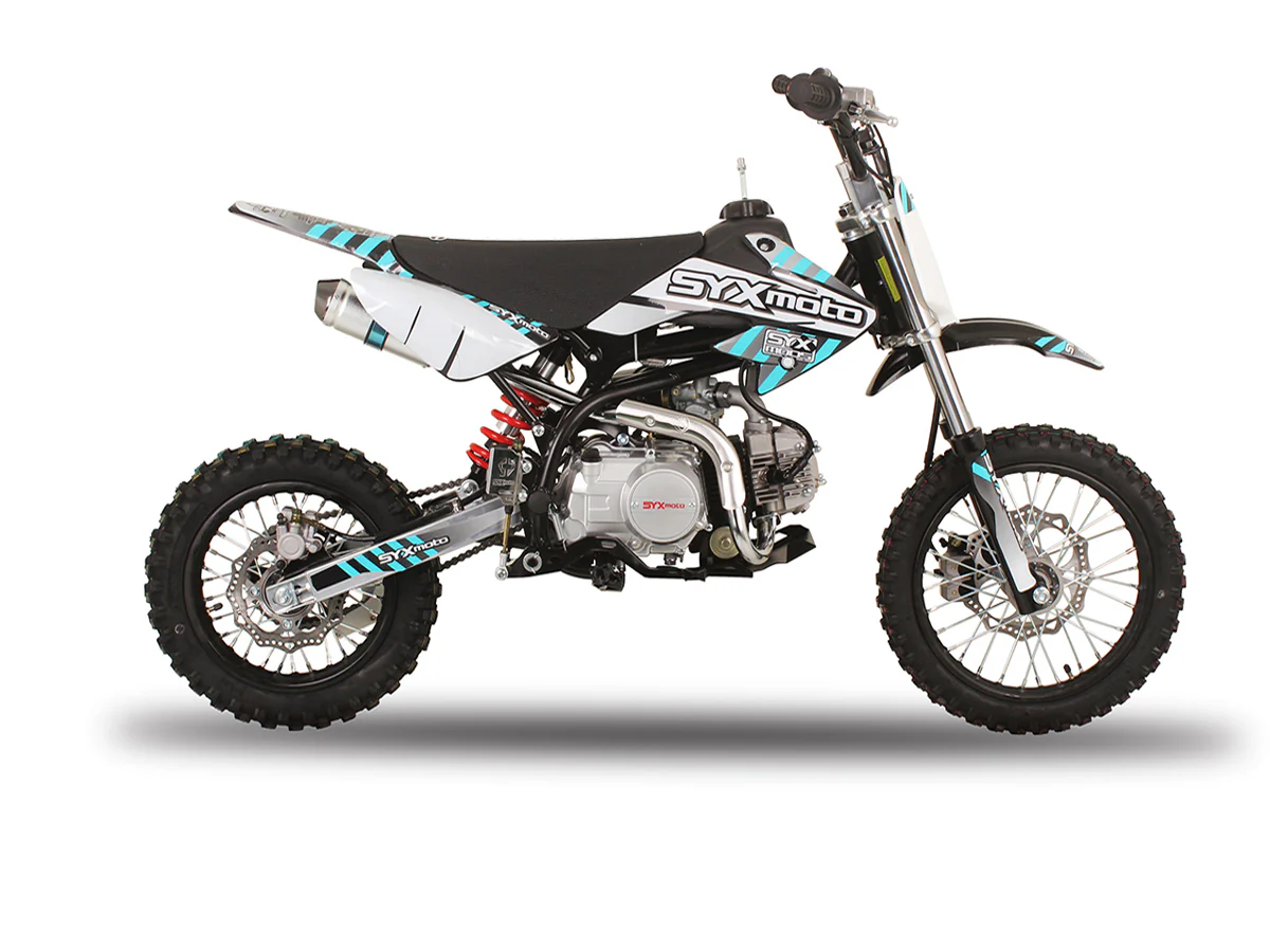 SYX Moto Roost 125cc Pit Bike, Electric Start, Automatic Shifting, (14/12) Wheels, Ages 12 and up - Image 2
