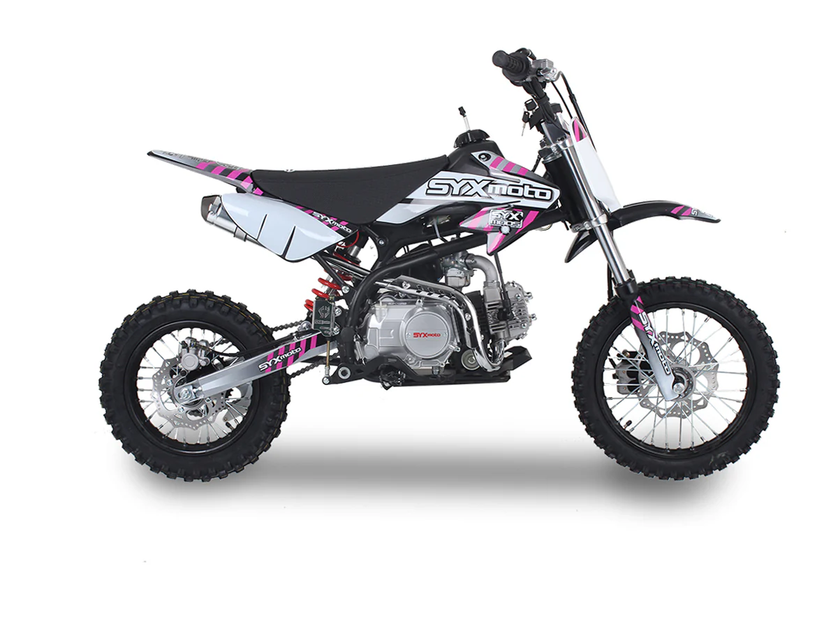 SYX Moto Roost 125cc Pit Bike, Electric Start, Automatic Shifting, (14/12) Wheels, Ages 12 and up - Image 3