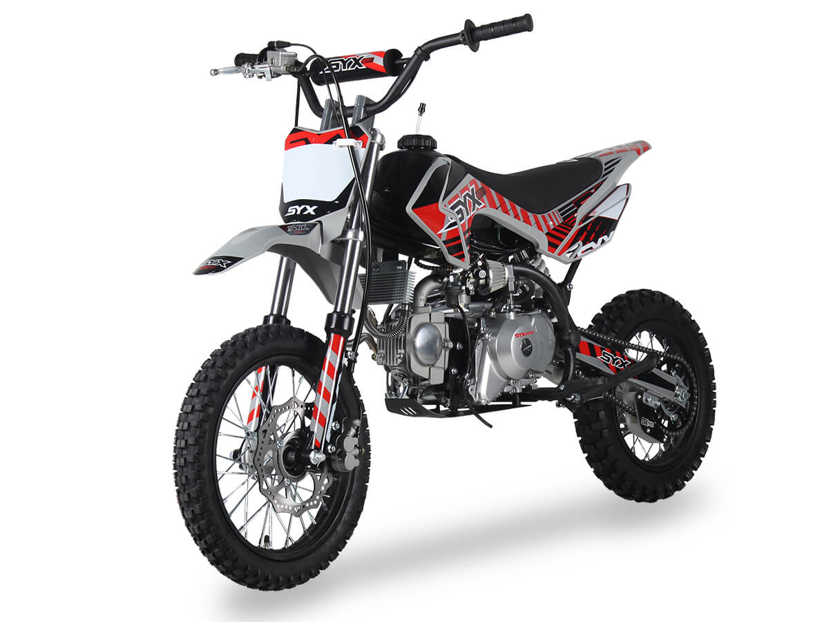 2024 SYX Moto Roost Pro 125cc Pit Bike, Oil-Cooled, Electric Start, Automatic Shifting, (14/12) Wheels, Ages 12 and up - Image 2