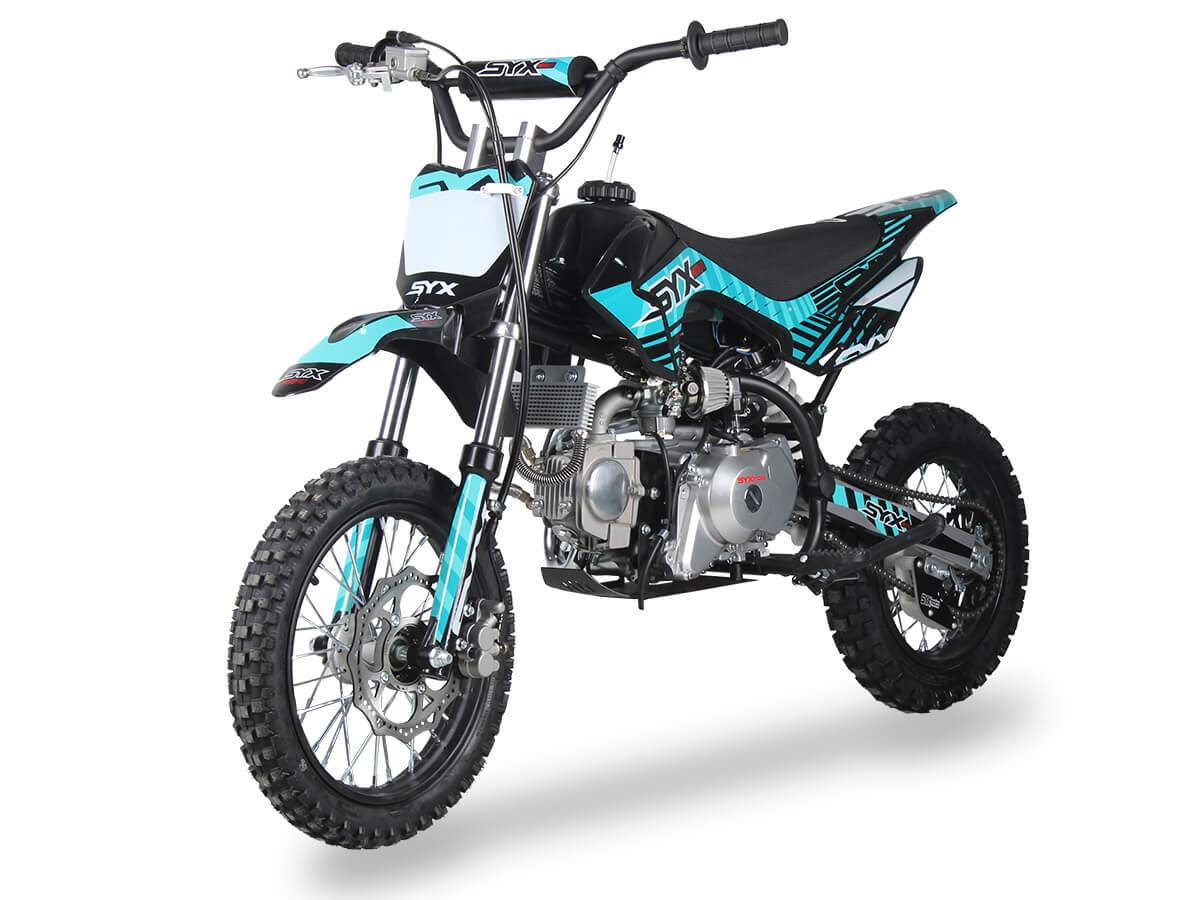 2024 SYX Moto Roost Pro 125cc Pit Bike, Oil-Cooled, Electric Start, Automatic Shifting, (14/12) Wheels, Ages 12 and up - Image 3