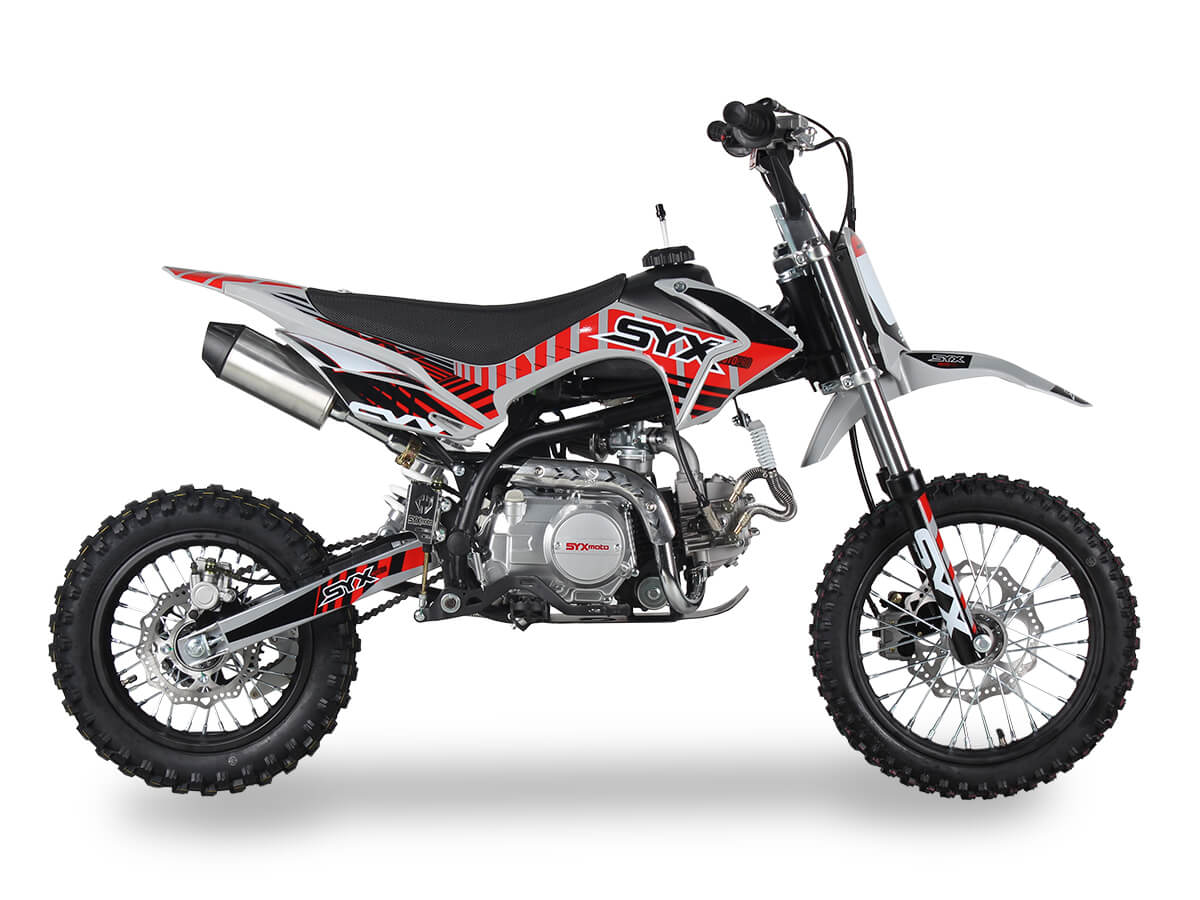 2024 SYX Moto Roost Pro 125cc Pit Bike, Oil-Cooled, Electric Start, Automatic Shifting, (14/12) Wheels, Ages 12 and up - Image 8