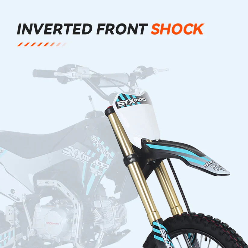SYX Moto Whip 125cc Pit Bike, Kick Start, 4-Speed Manual Shifting, (17/14) Wheels, Ages 12 and up - Image 10