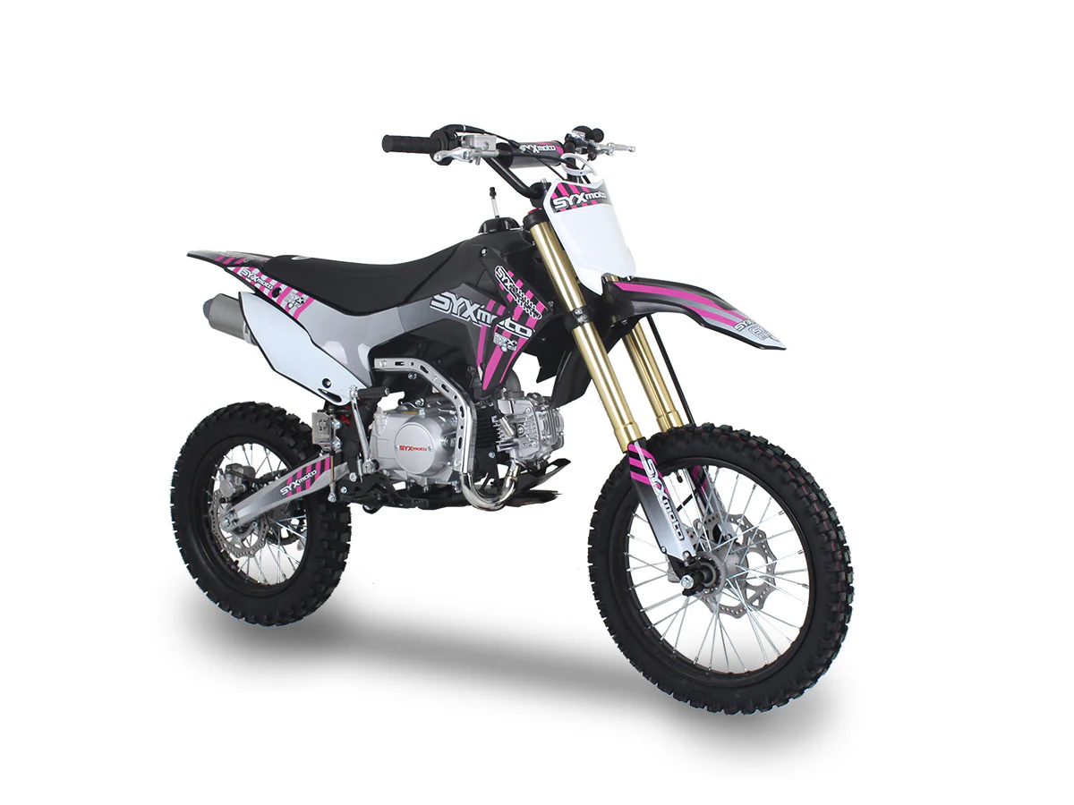 SYX Moto Whip 125cc Pit Bike, Kick Start, 4-Speed Manual Shifting, (17/14) Wheels, Ages 12 and up - Image 8