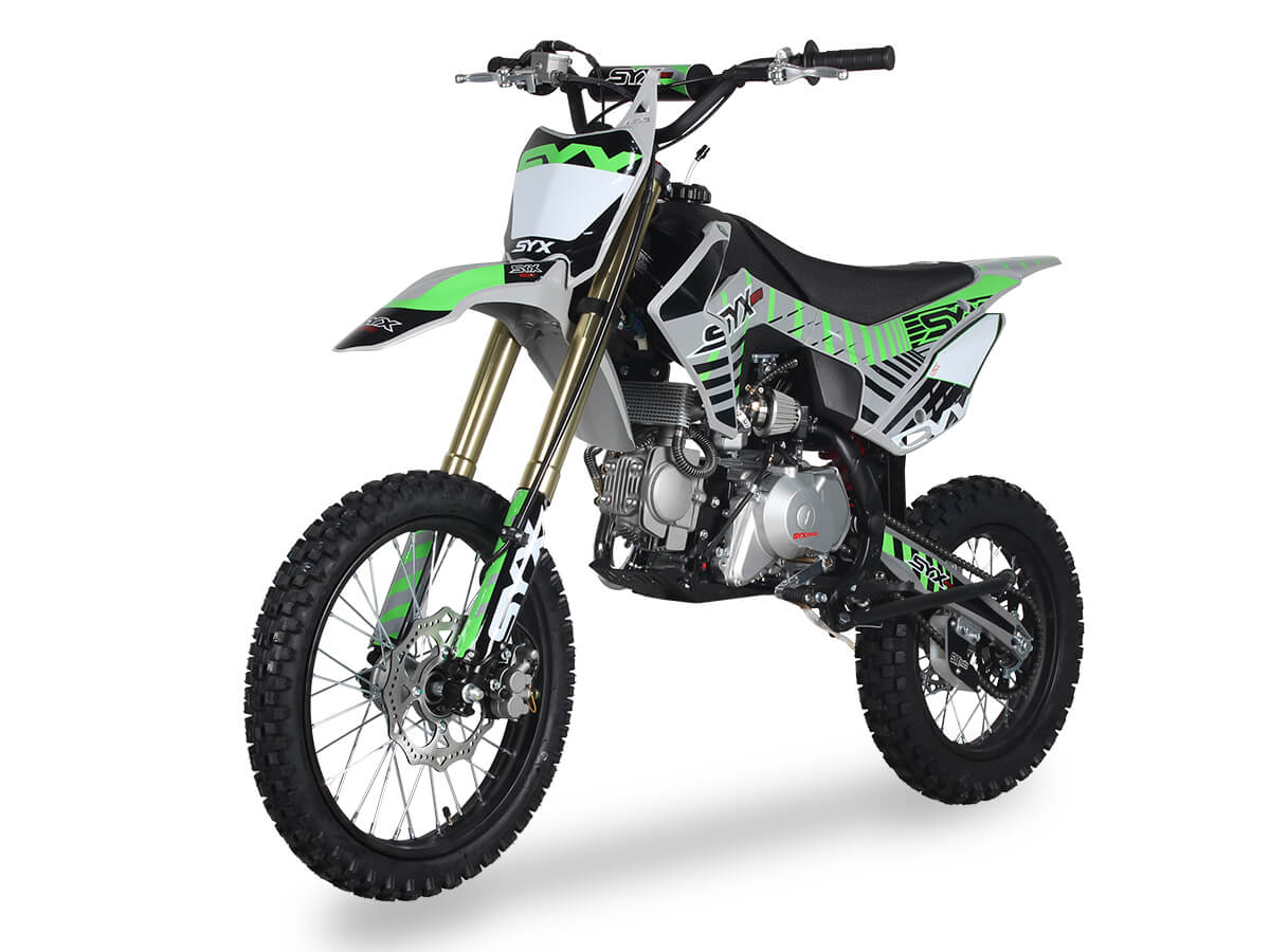 2024 SYX Moto Whip Pro 125cc Pit Bike, Oil-Cooled, Kick Start, Anodized Front Fork, 4-Speed Manual Shifting, (17/14) Wheels, Ages 12 and up - Image 2