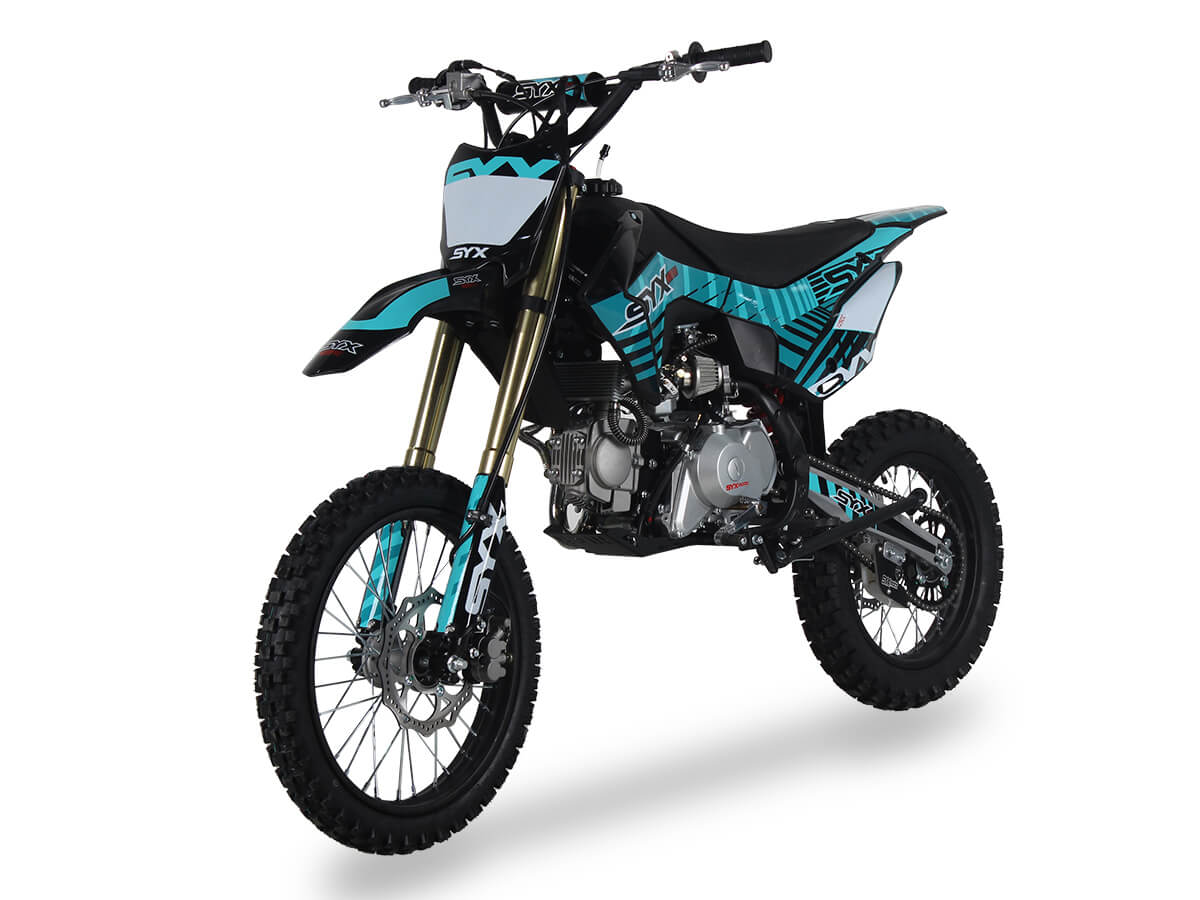 2024 SYX Moto Whip Pro 125cc Pit Bike, Oil-Cooled, Kick Start, Anodized Front Fork, 4-Speed Manual Shifting, (17/14) Wheels, Ages 12 and up - Image 3