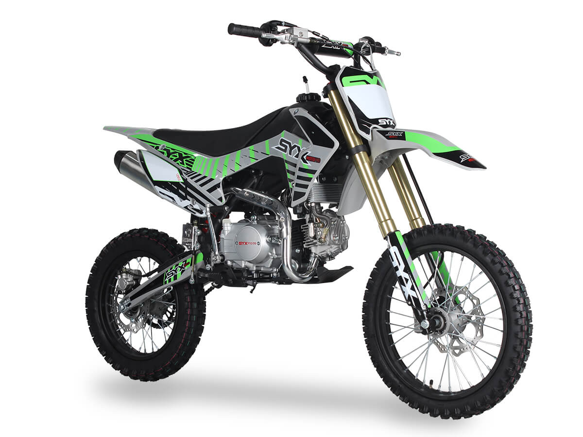 2024 SYX Moto Whip Pro 125cc Pit Bike, Oil-Cooled, Kick Start, Anodized Front Fork, 4-Speed Manual Shifting, (17/14) Wheels, Ages 12 and up - Image 5