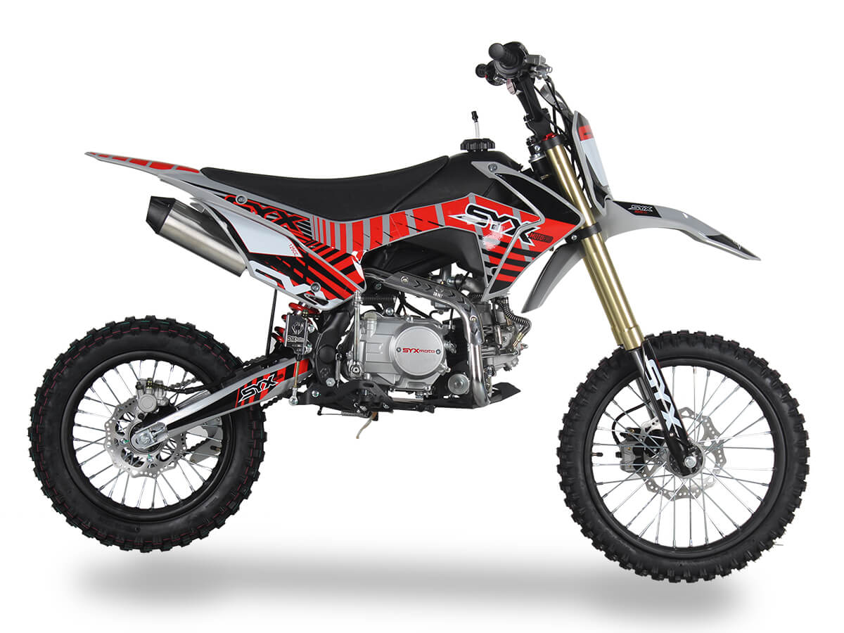2024 SYX Moto Whip Pro 125cc Pit Bike, Oil-Cooled, Kick Start, Anodized Front Fork, 4-Speed Manual Shifting, (17/14) Wheels, Ages 12 and up - Image 7