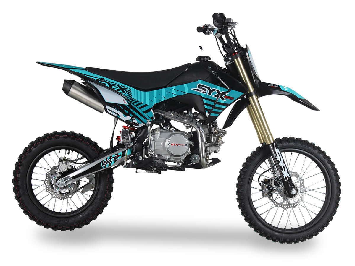 2024 SYX Moto Whip Pro 125cc Pit Bike, Oil-Cooled, Kick Start, Anodized Front Fork, 4-Speed Manual Shifting, (17/14) Wheels, Ages 12 and up - Image 8