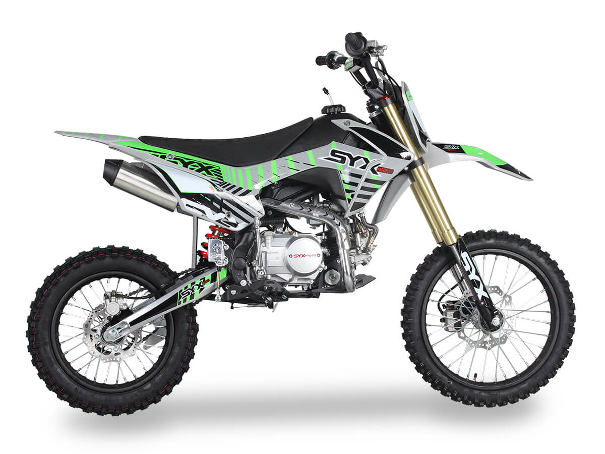 2024 SYX Moto Whip Pro 125cc Pit Bike, Oil-Cooled, Kick Start, Anodized Front Fork, 4-Speed Manual Shifting, (17/14) Wheels, Ages 12 and up - Image 9