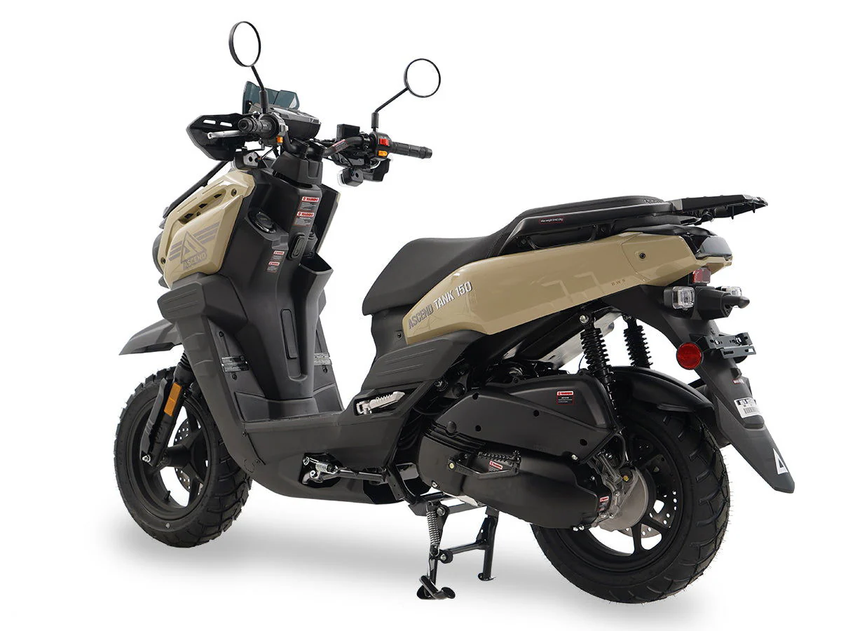 Tank 150cc Street Scooter, Automatic Shifting, Full Disc Brakes, 12 inch Wheels, LED Lights - Image 10