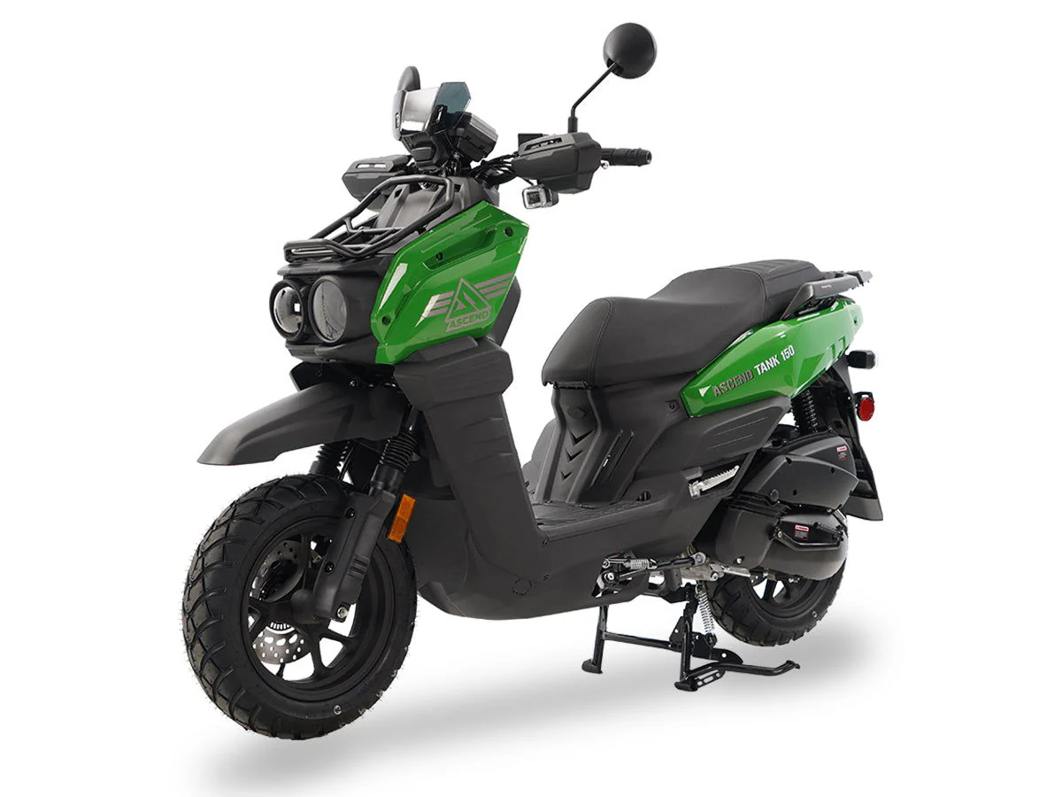 Tank 150cc Street Scooter, Automatic Shifting, Full Disc Brakes, 12 inch Wheels, LED Lights - Image 3