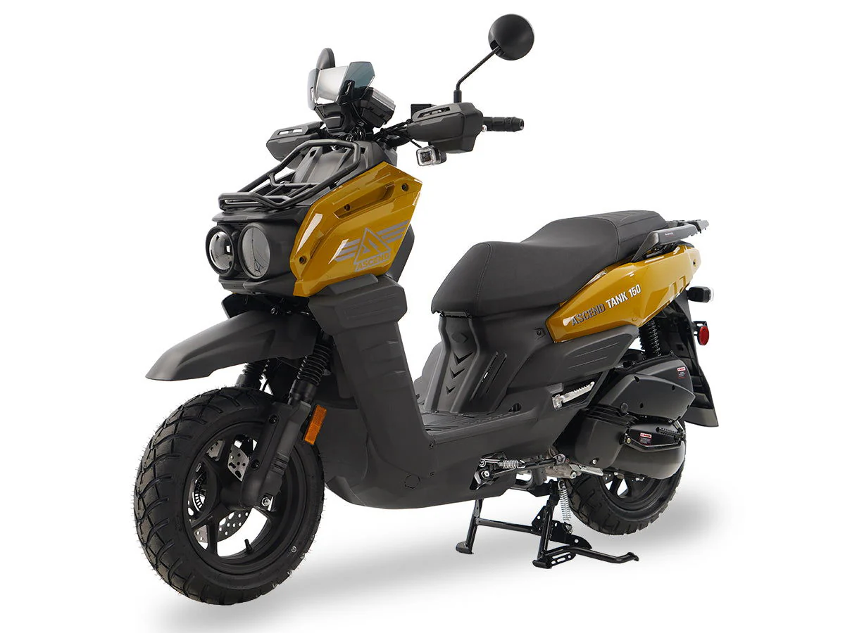 Tank 150cc Street Scooter, Automatic Shifting, Full Disc Brakes, 12 inch Wheels, LED Lights - Image 4