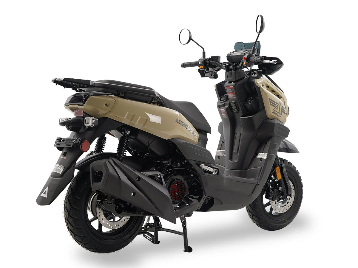 Tank 150cc Street Scooter, Automatic Shifting, Full Disc Brakes, 12 inch Wheels, LED Lights - Image 8