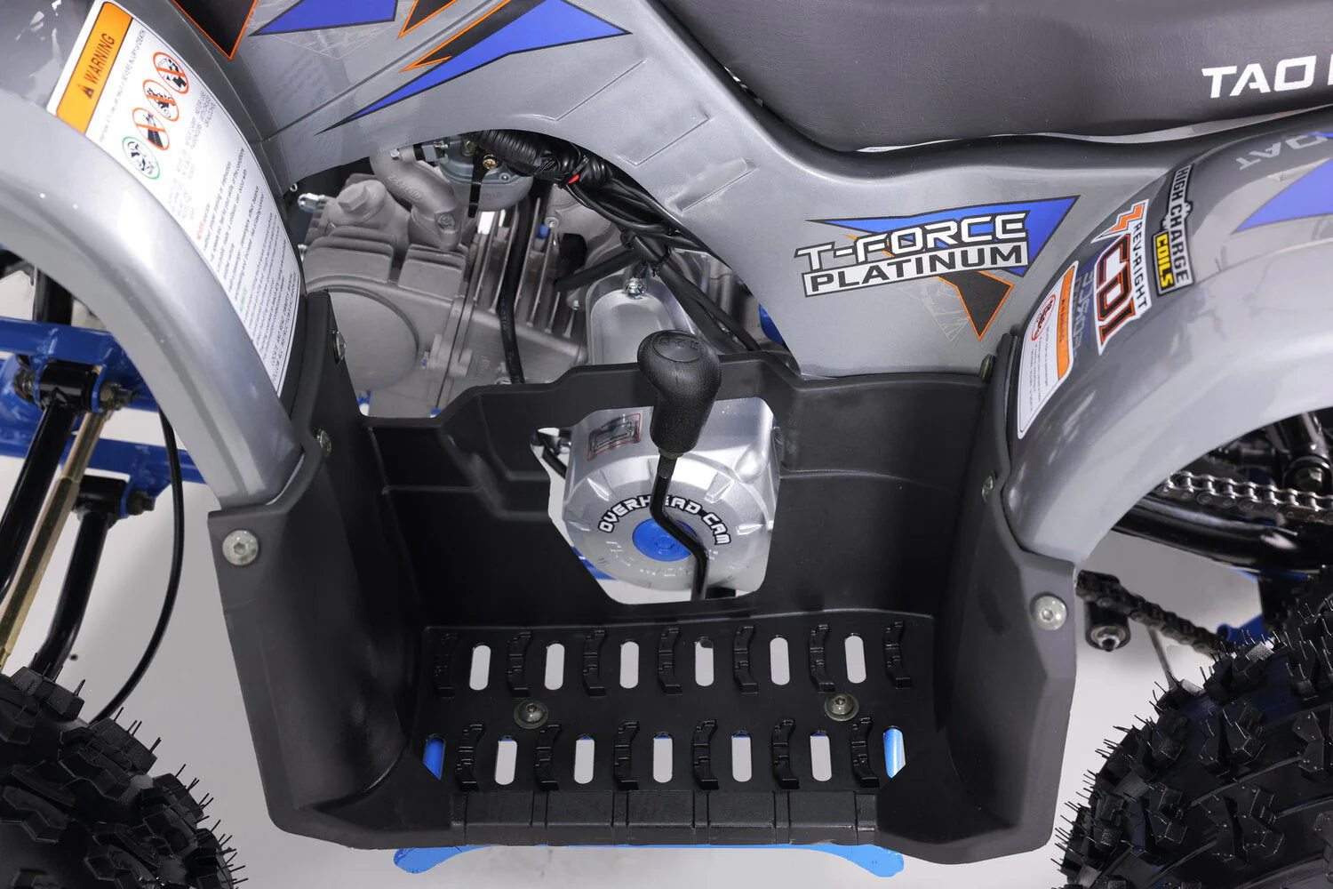 Tao T-Force Platinum 125cc Utility Style ATV, Electric Start, Automatic with Reverse, Ages 12 and up - Image 9