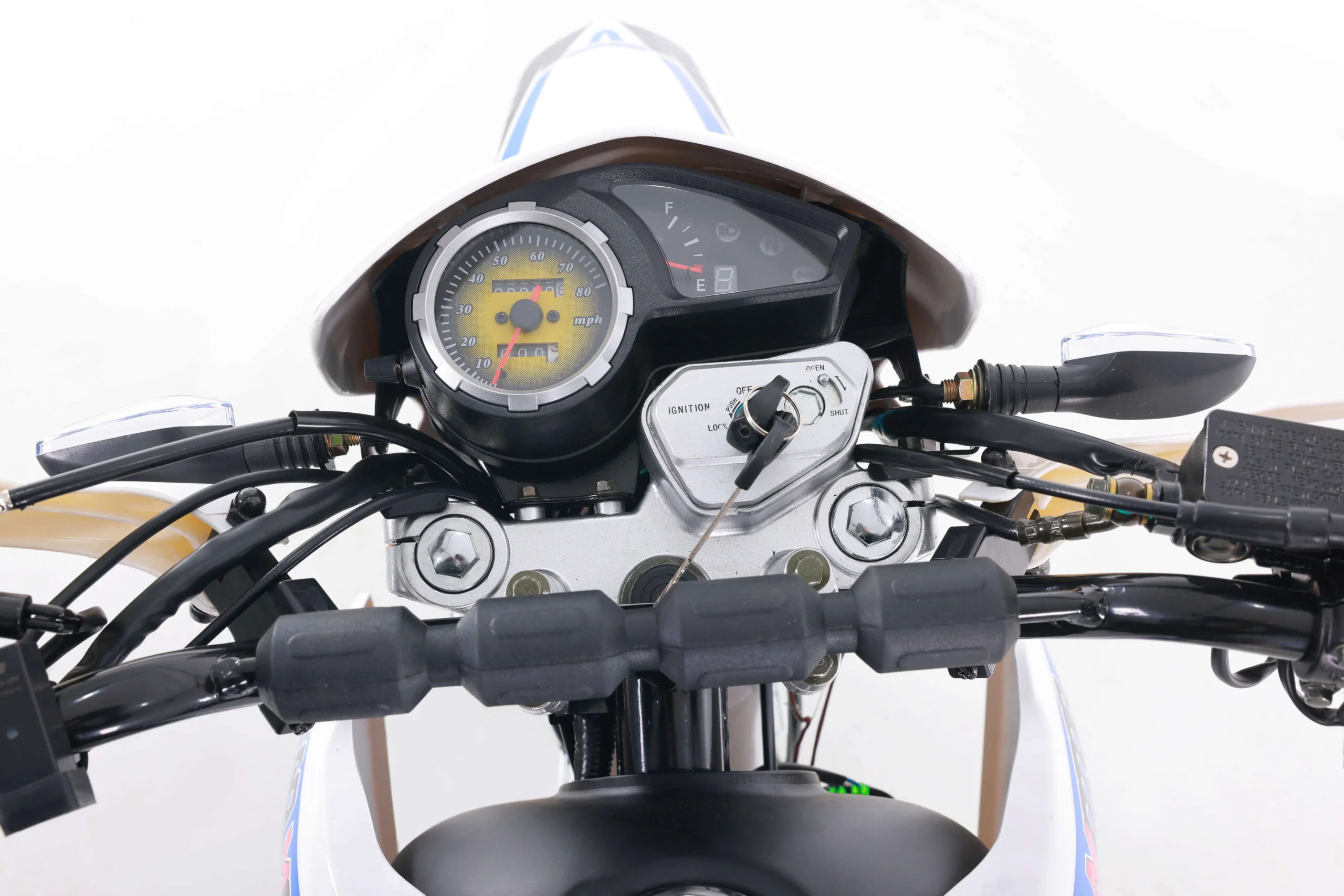 Tao TBR7D 250 Dual Sport Motorcycle, 5-Speed Manual, Electric Start, 19/17 inch Wheels - Image 11