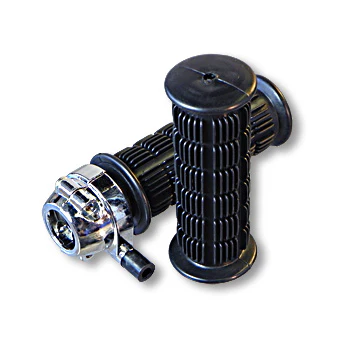 Throttle Kit Less Cable and Conduit with Deluxe Dummy Grip, for 7/8 in. OD Handlebars