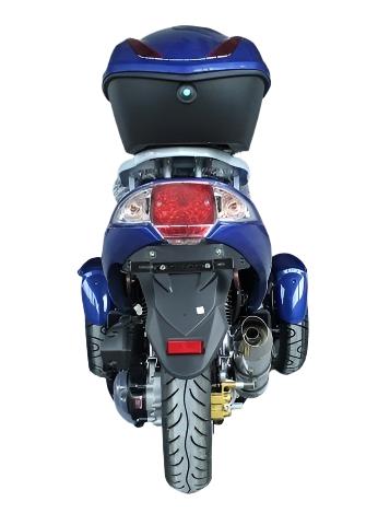 Topstar 200 Trike, 3-Wheel Motorcycle, Automatic Shifting, Trunk, 12-inch Wheels - Image 12