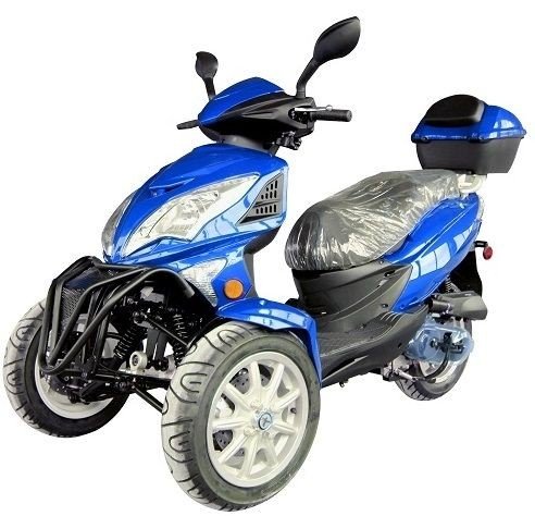 Topstar 200 Trike, 3-Wheel Motorcycle, Automatic Shifting, Trunk, 12-inch Wheels - Image 2