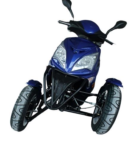 Topstar 200 Trike, 3-Wheel Motorcycle, Automatic Shifting, Trunk, 12-inch Wheels - Image 4