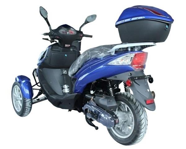 Topstar 200 Trike, 3-Wheel Motorcycle, Automatic Shifting, Trunk, 12-inch Wheels - Image 6