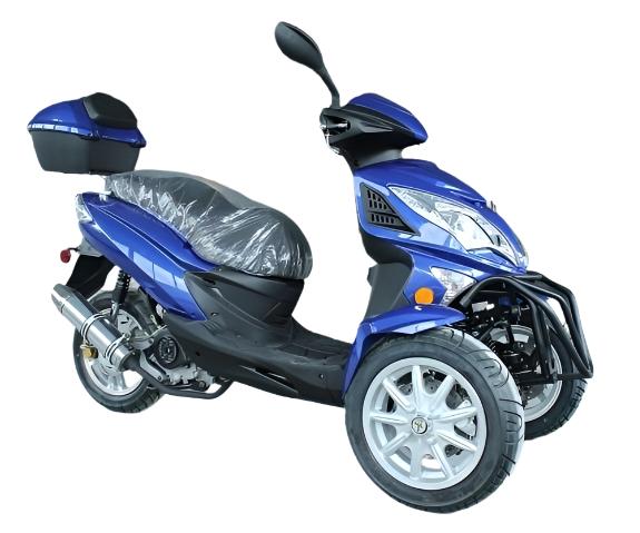 Topstar 200 Trike, 3-Wheel Motorcycle, Automatic Shifting, Trunk, 12-inch Wheels - Image 7
