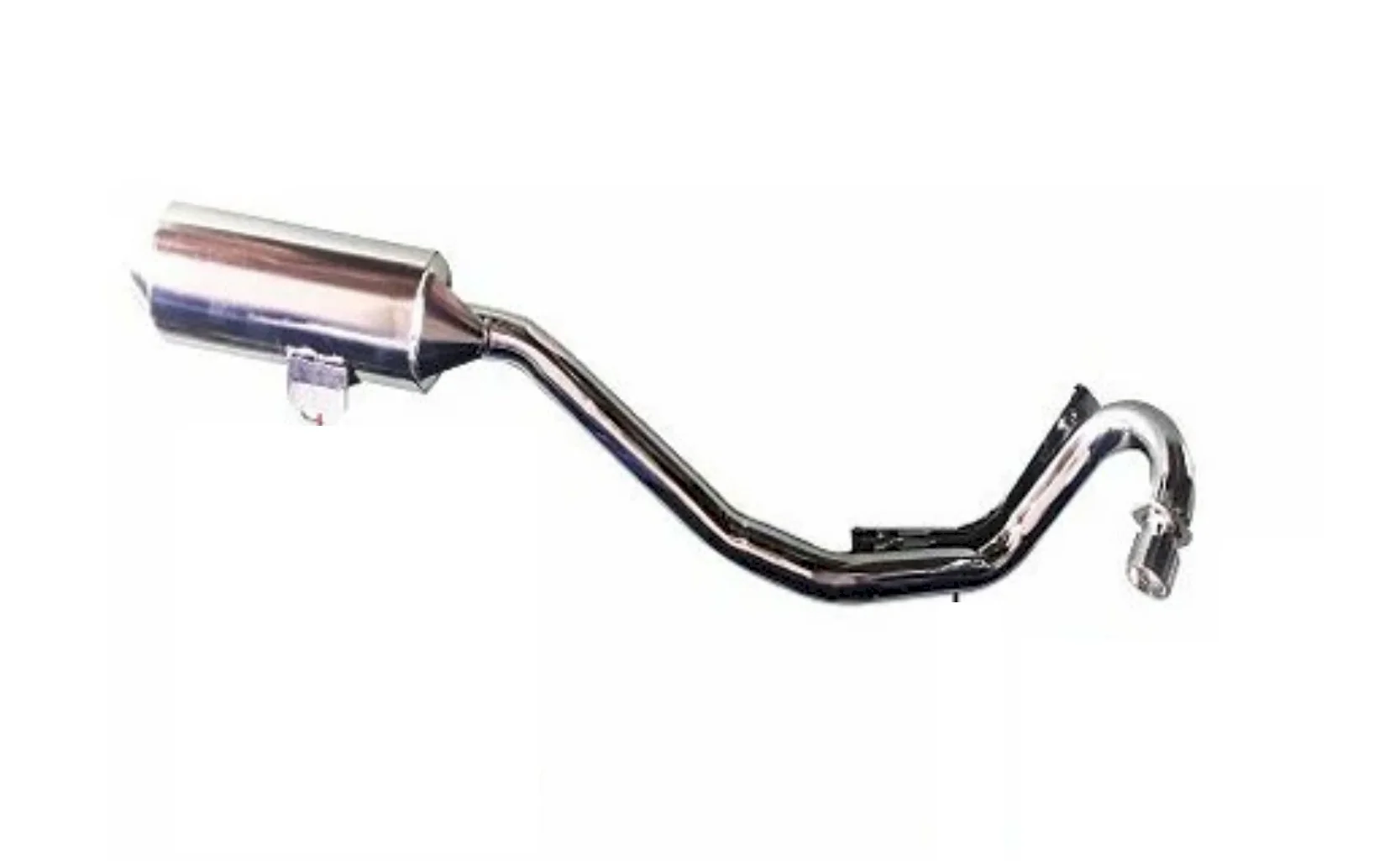 Exhaust Pipe and Muffler (03.04.0386) for TrailMaster 125cc Dirt Bike (Large Frame)