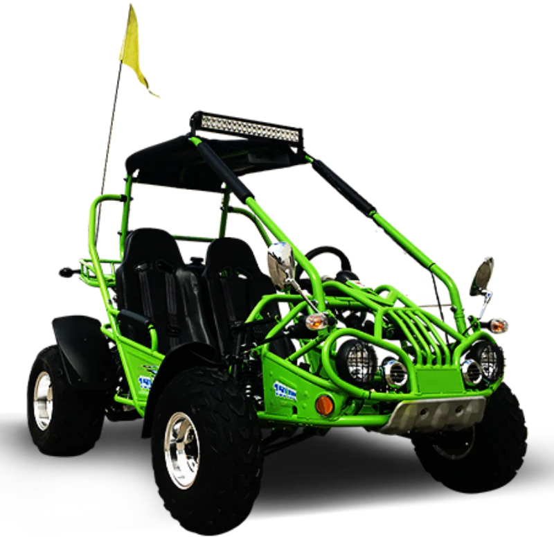 TrailMaster 200 XRX Deluxe Buggy Go Kart, Alloy Wheels, Lights, Turn Signals