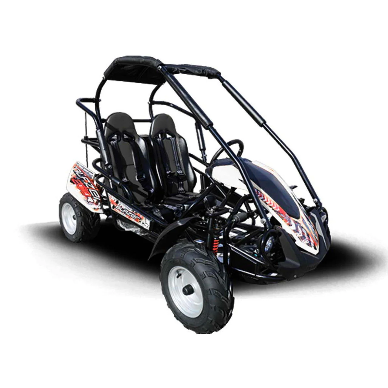 TrailMaster Blazer 200R MID-Size Go Kart, 7.5hp Torque Converter, Electric Start Reverse, Kids Ages 7-12 - Image 5