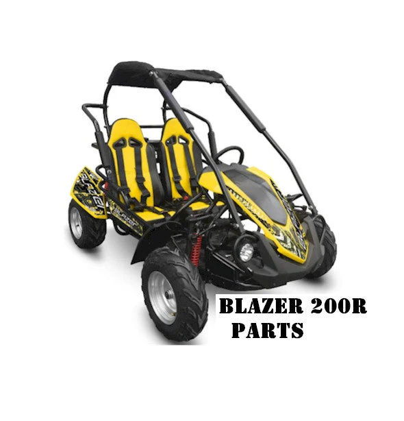 REF-25-17  MODEL LEFT, for TrailMaster Blazer 200R Go Kart (9072009080G000)