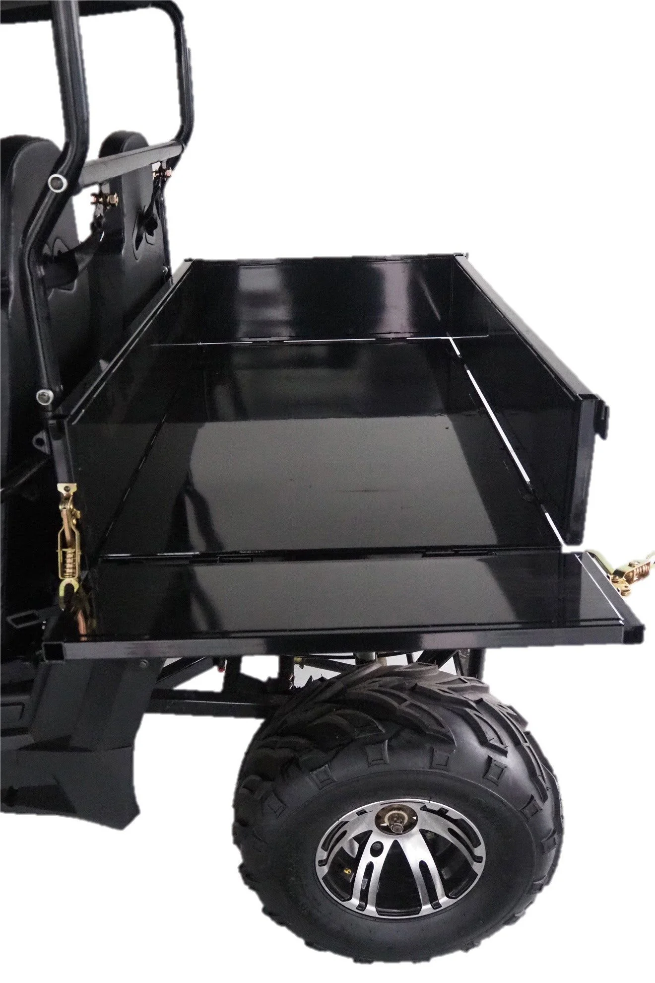 TrailMaster Challenger 200EUX UTV Side-by-Side, Front Cargo Rack, Rear Dump Bed, Deluxe Alloy Wheels, LED Light Bar - Image 10