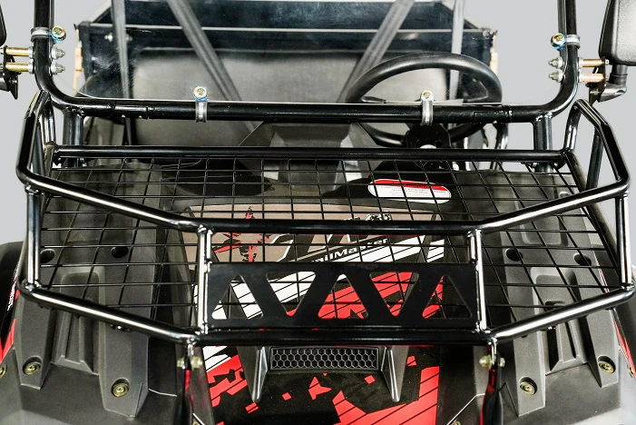 TrailMaster Challenger 200EUX UTV Side-by-Side, Front Cargo Rack, Rear Dump Bed, Deluxe Alloy Wheels, LED Light Bar - Image 12