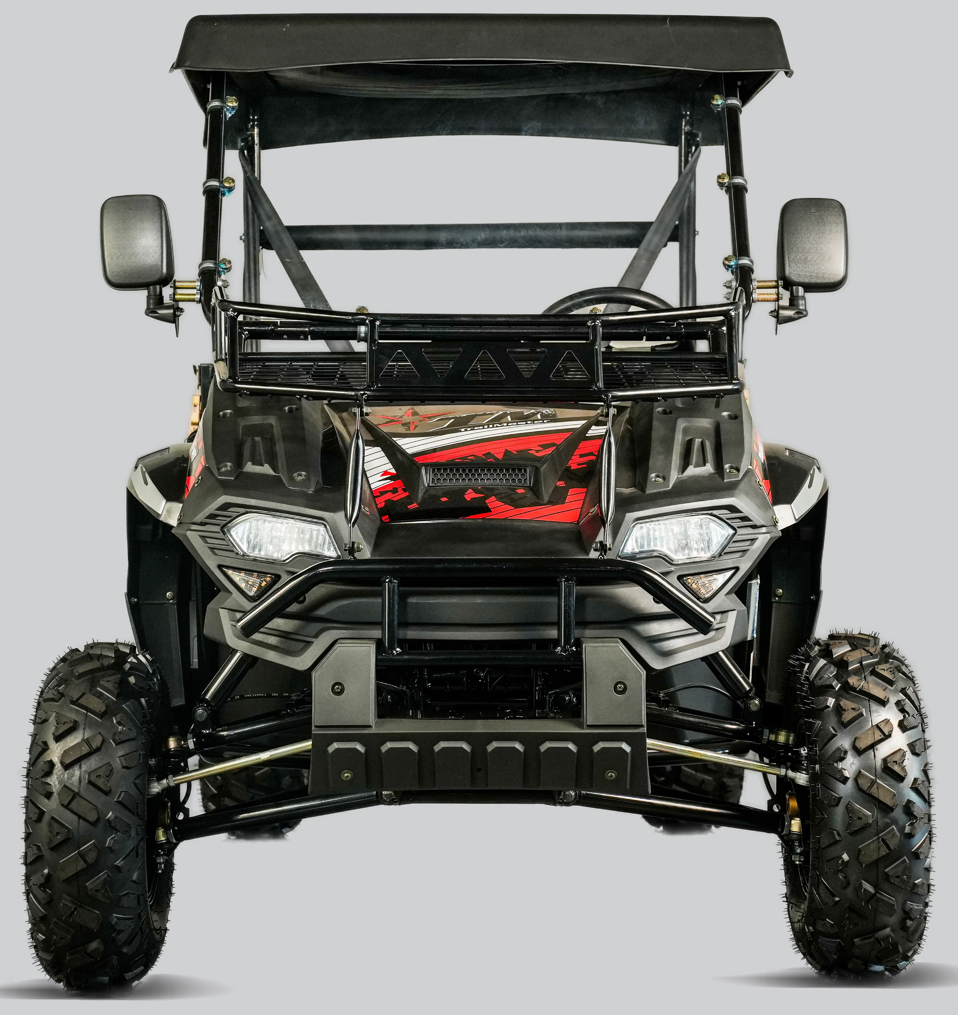 TrailMaster Challenger 200EUX UTV Side-by-Side, Front Cargo Rack, Rear Dump Bed, Deluxe Alloy Wheels, LED Light Bar - Image 8