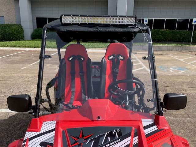 TrailMaster Challenger 200EX EFI UTV Deluxe, Windshield, Push Bar, Alloy Wheels, Light Bar - Image 12