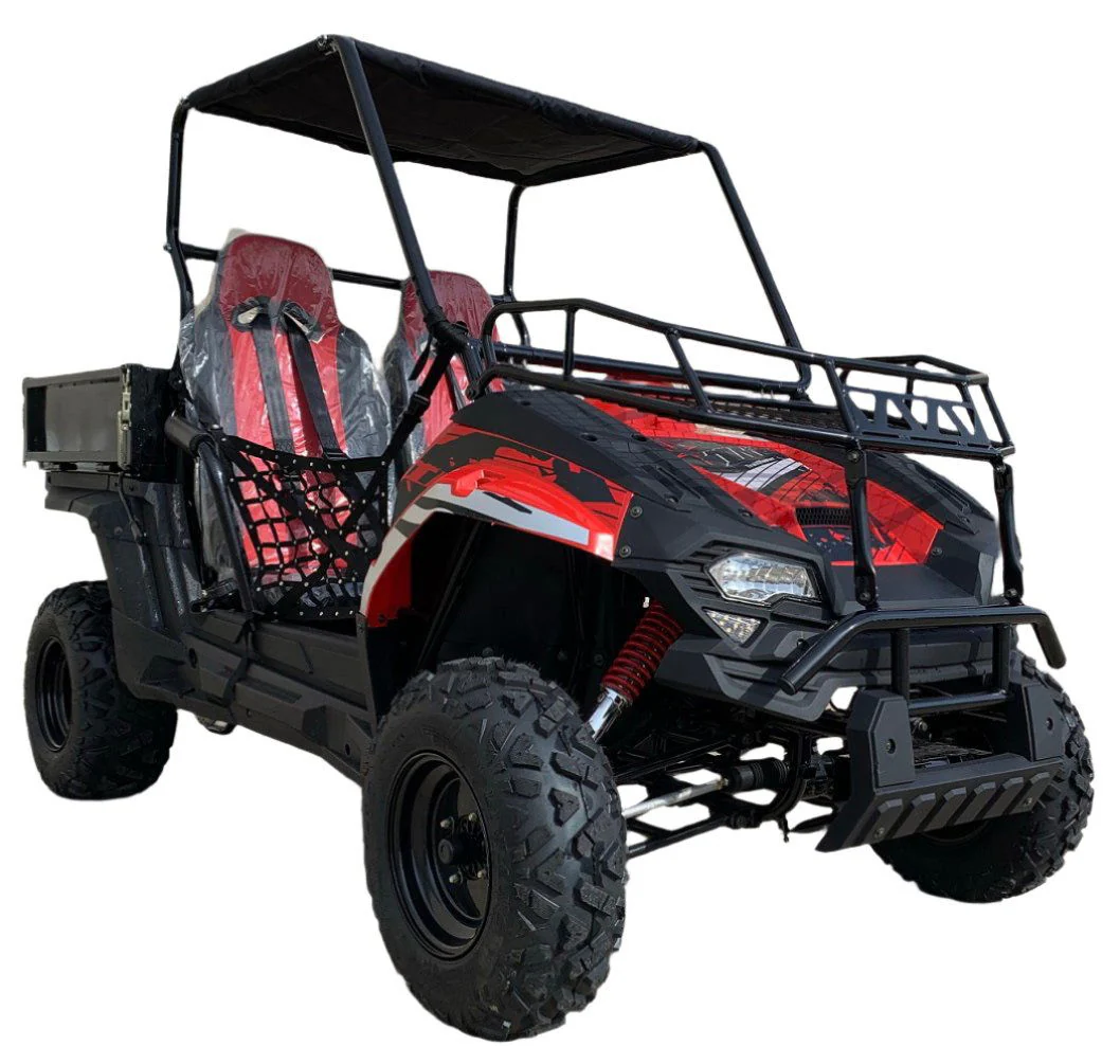 TrailMaster Challenger 200U UTV Side-by-Side, Front Cargo Rack, Rear Dump Bed - Image 5