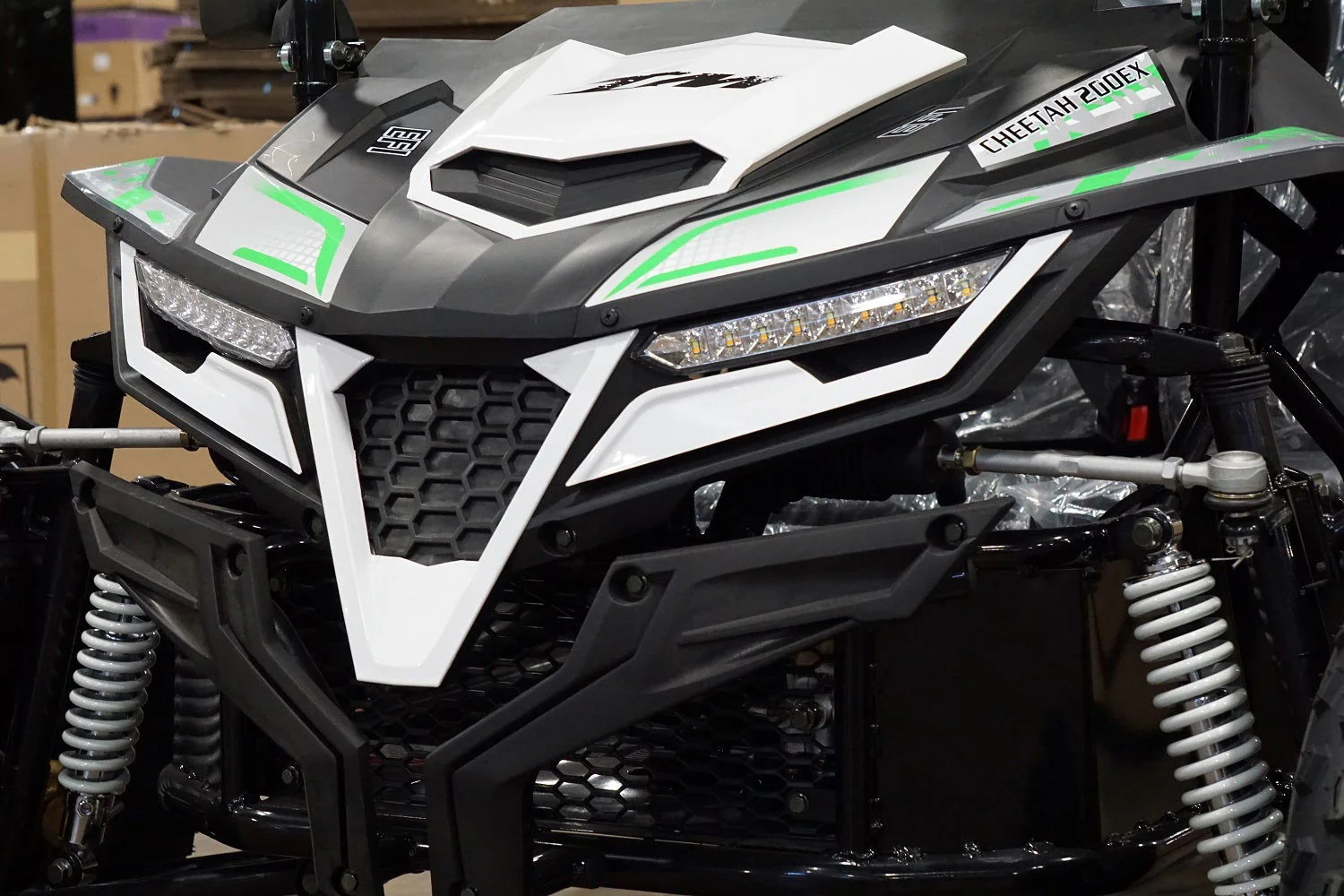 TrailMaster Cheetah 200EX EFI Go Kart CVT Automatic with Reverse, Alloy Wheels, Windshield - Image 11