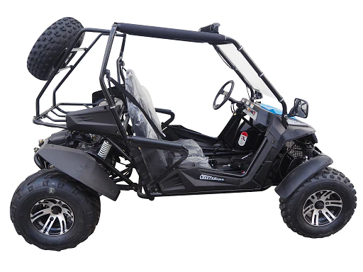TrailMaster Cheetah 200EX EFI Go Kart CVT Automatic with Reverse, Alloy Wheels, Windshield - Image 6