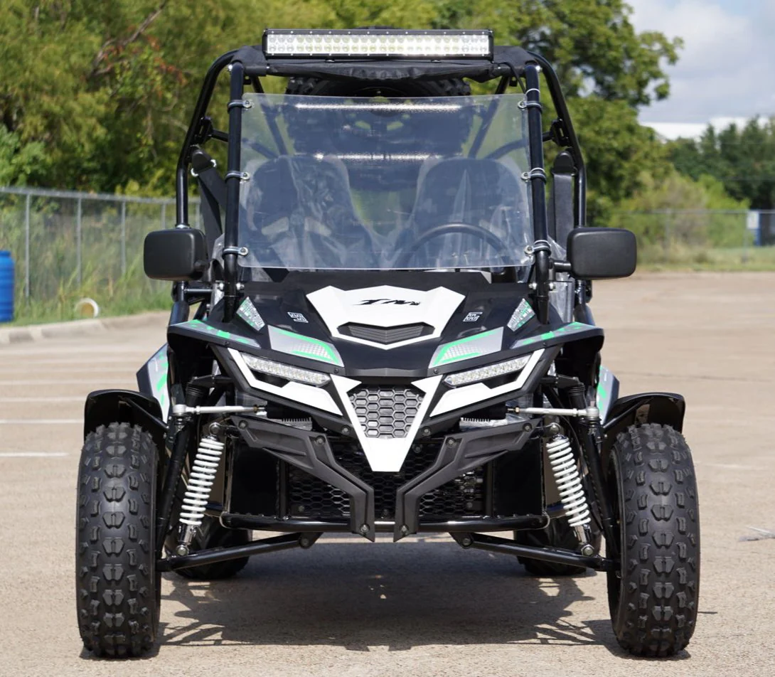 TrailMaster Cheetah 200X Go Kart (Special) CVT Automatic with Reverse, Alloy Wheels, Windshield - Image 16