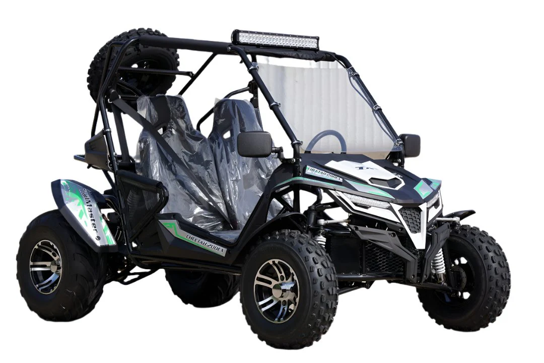 TrailMaster Cheetah 200X Go Kart (Special) CVT Automatic with Reverse, Alloy Wheels, Windshield - Image 18