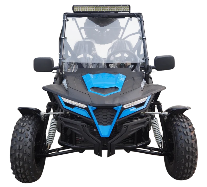 TrailMaster Cheetah 200X Go Kart (Special) CVT Automatic with Reverse, Alloy Wheels, Windshield - Image 4