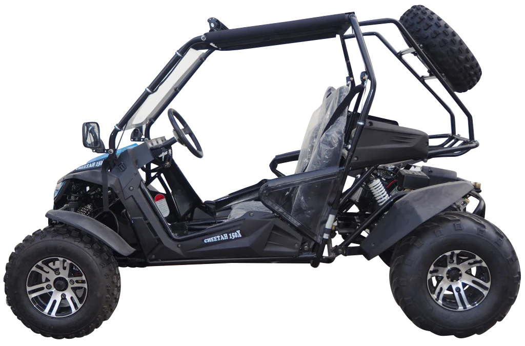 TrailMaster Cheetah 200X Go Kart (Special) CVT Automatic with Reverse, Alloy Wheels, Windshield - Image 6