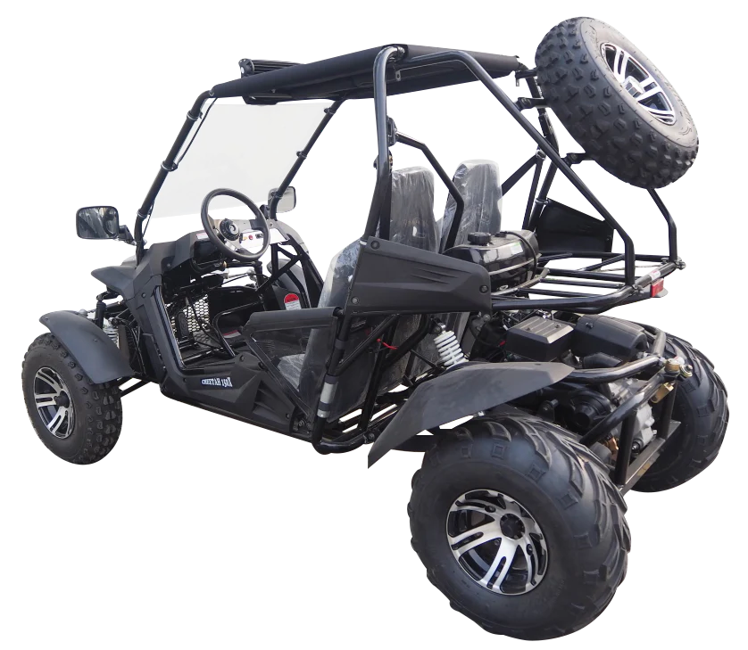 TrailMaster Cheetah 200X Go Kart (Special) CVT Automatic with Reverse, Alloy Wheels, Windshield - Image 7