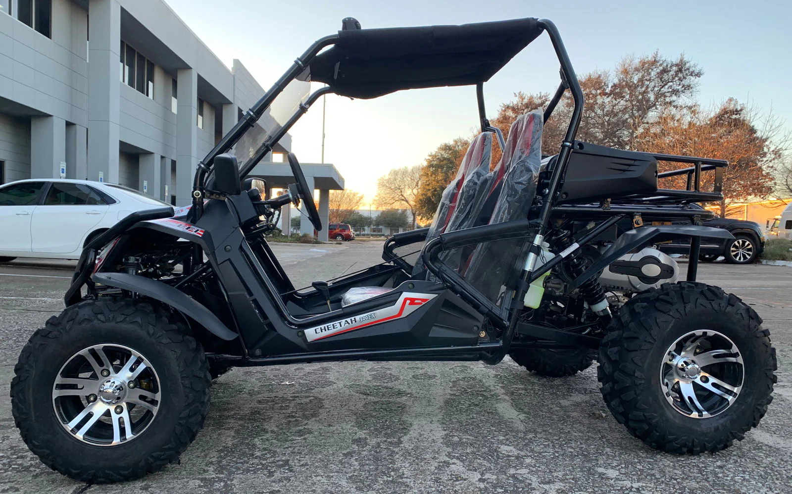TrailMaster Cheetah 300EX EFI Deluxe UTV Go Kart, Shaft Drive, Liquid Cooled CVT Auto with Reverse - Image 3