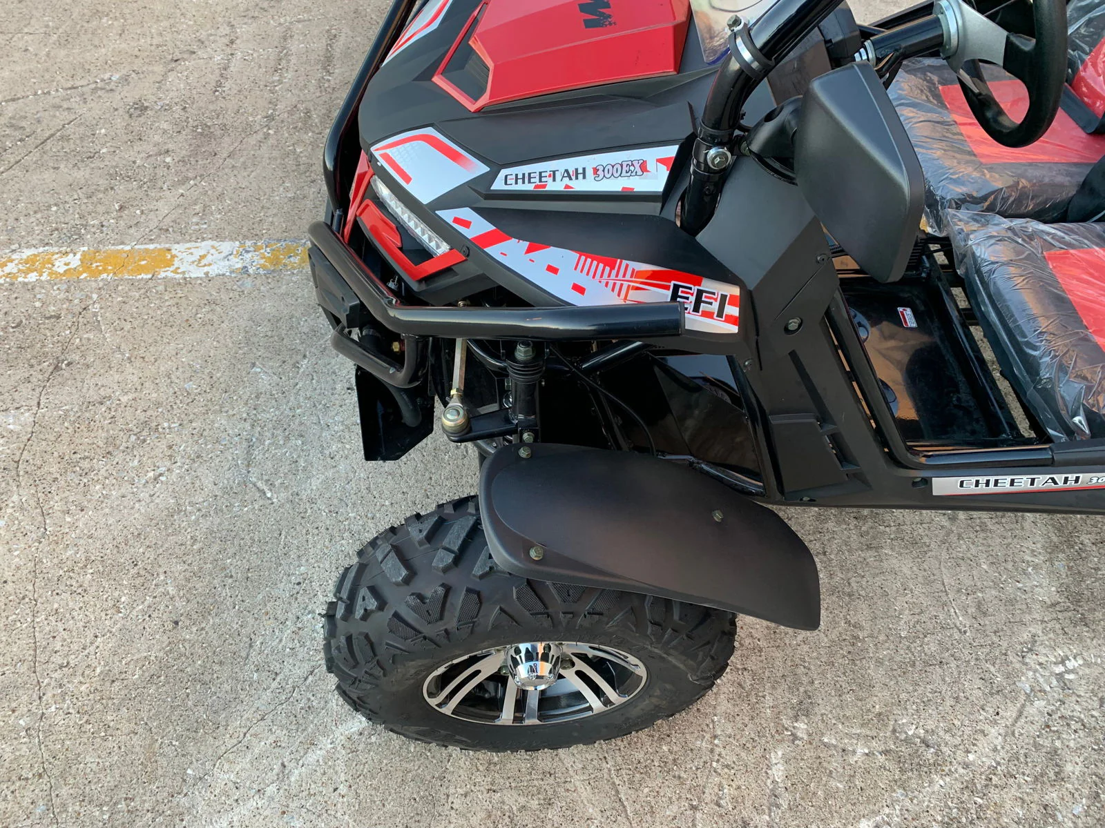 TrailMaster Cheetah 300EX EFI Deluxe UTV Go Kart, Shaft Drive, Liquid Cooled CVT Auto with Reverse - Image 8