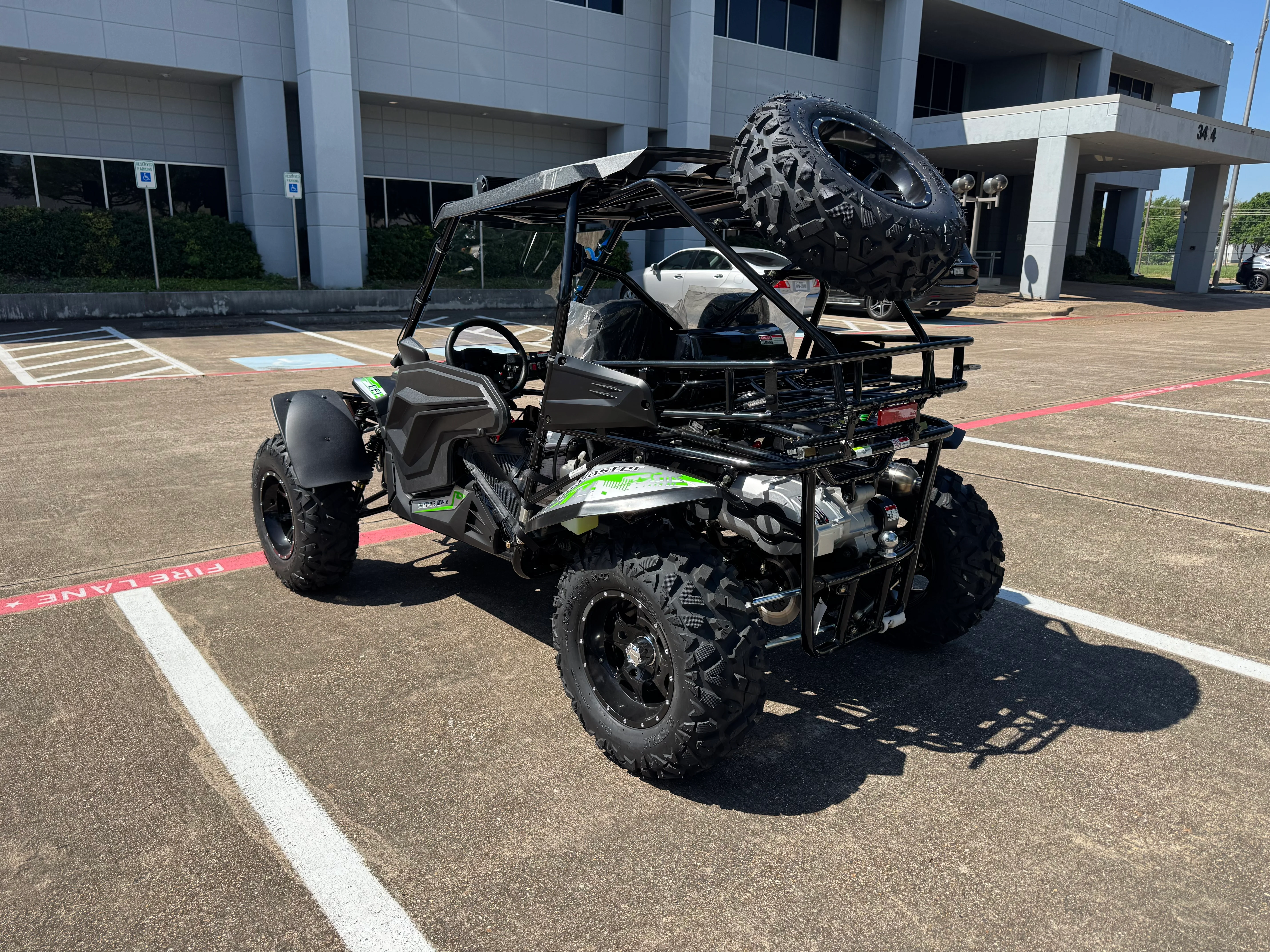 TrailMaster Cheetah 300Pro EFI Deluxe UTV Go Kart, Shaft Drive, Liquid Cooled CVT Auto with Reverse, Side Doors, Hard Top, Windshield, LED Light Bar - Image 18