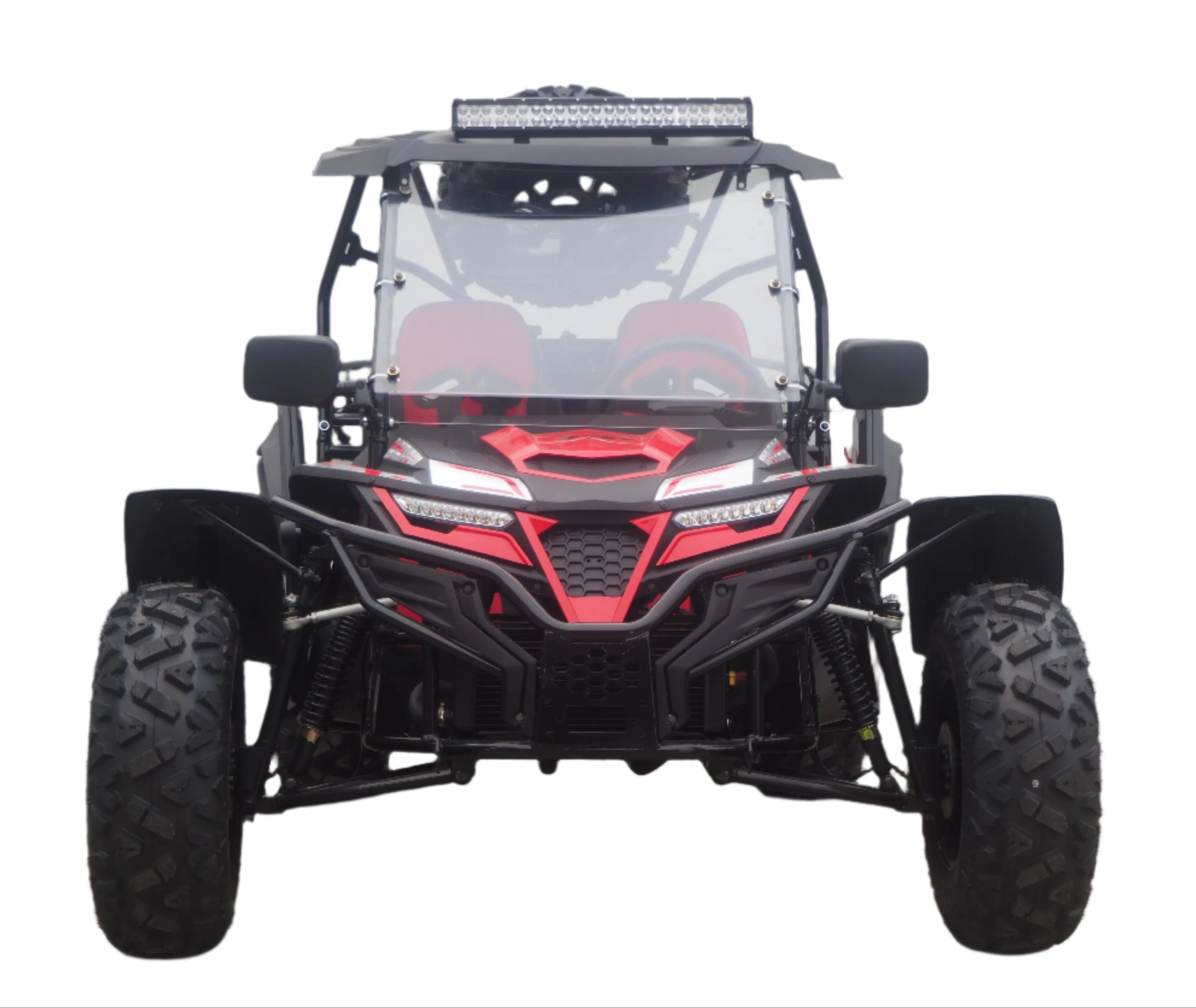 TrailMaster Cheetah 300Pro EFI Deluxe UTV Go Kart, Shaft Drive, Liquid Cooled CVT Auto with Reverse, Side Doors, Hard Top, Windshield, LED Light Bar - Image 5