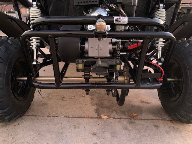 TrailMaster Cheetah 8 Mid-Sized Go Kart - 7.5hp, Torque Converter, Electric Start, Automatic with Reverse, Ages 12 and up - Image 11